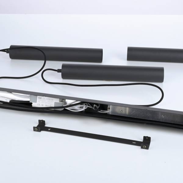 Suspension LED Dante PVC / Acier - 3 flammes
