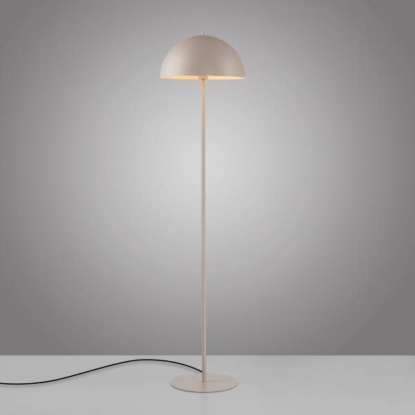 Stehleuchte Ali Eisen - 1-flammig - Beige