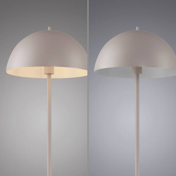 Stehleuchte Ali Eisen - 1-flammig - Beige