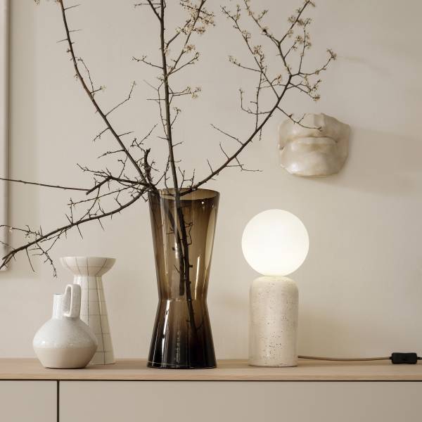 Lampe de table Traventa Béton / Acier - 1 flamme