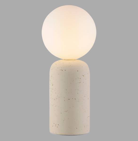 Lampe de table Traventa Béton / Acier - 1 flamme