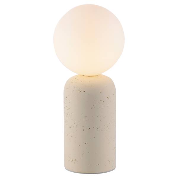 Lampe de table Traventa Béton / Acier - 1 flamme