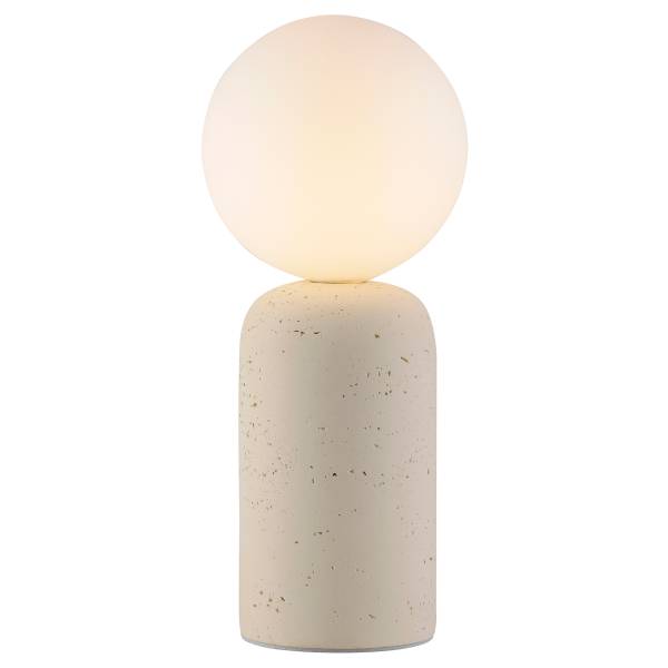 Lampe de table Traventa Béton / Acier - 1 flamme
