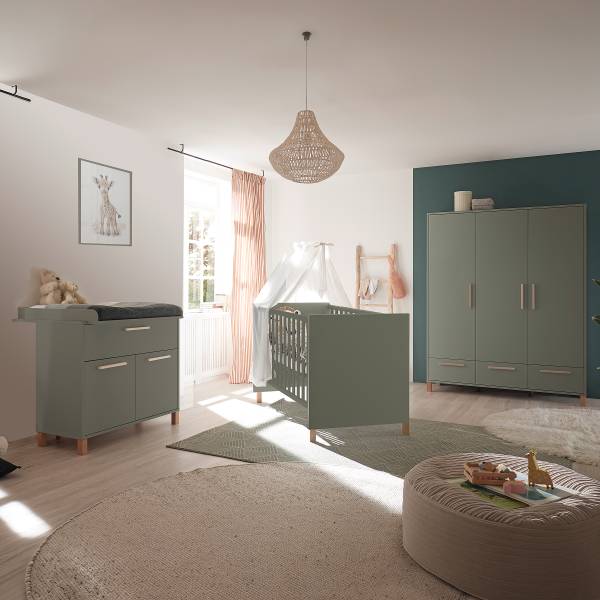 Babyzimmer Mulus 3-teilig Salbei