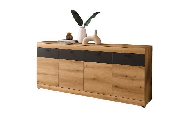 Sideboard Stavro Eiche Evoke Dekor / Anthrazit