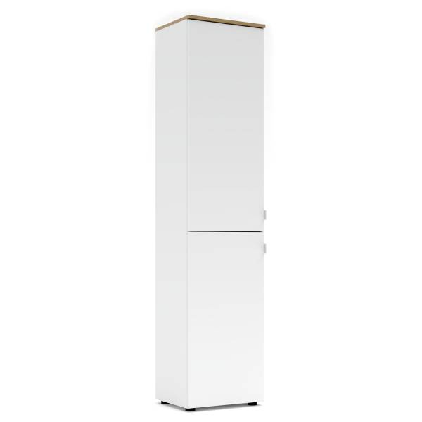Aktenschrank Besco Typ B Matt Weiß - Höhe: 198 cm