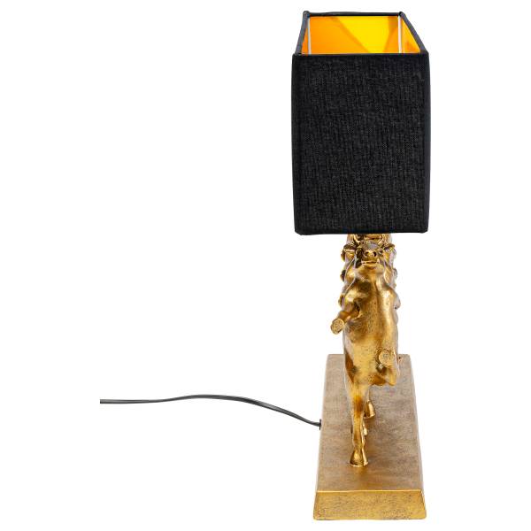 Tafellamp Dancing Cows linnen/polyresin - 1-lichts