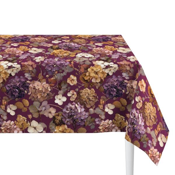 Nappe 7406 Tissu mélangé - Mauve - 150 x 250 cm