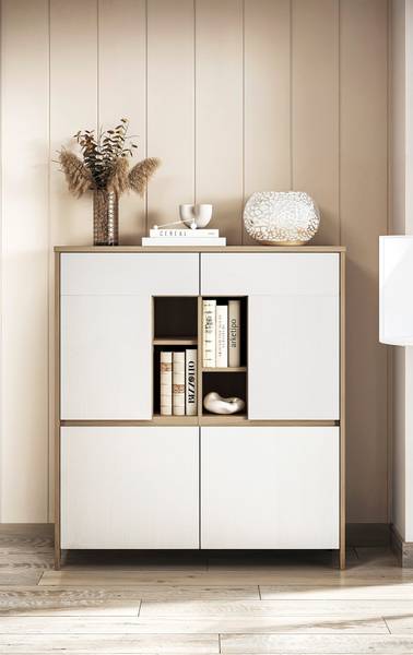 Highboard Catea Weiß