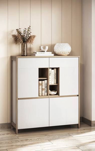 Highboard Catea Weiß