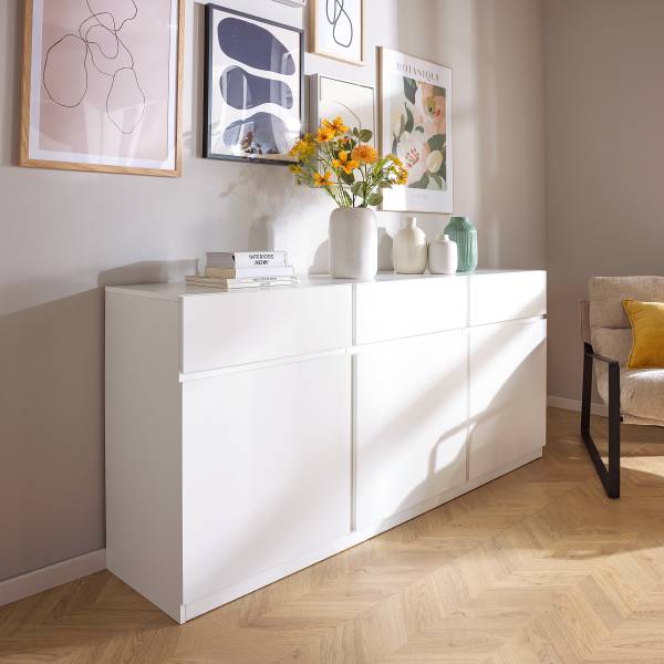 Sideboard Ryo Weiß - Breite: 180 cm