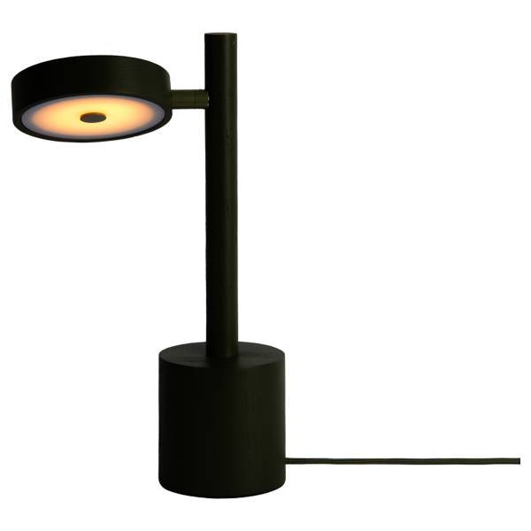 LED-tafellamp Okinawa kunststof/massief essenhout - 1-lichts - groen