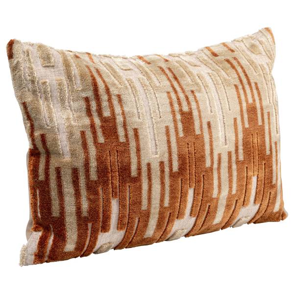 Coussin décoratif Goldy Zick Zack Tissu mélangé