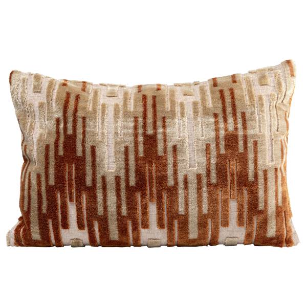 Coussin décoratif Goldy Zick Zack Tissu mélangé
