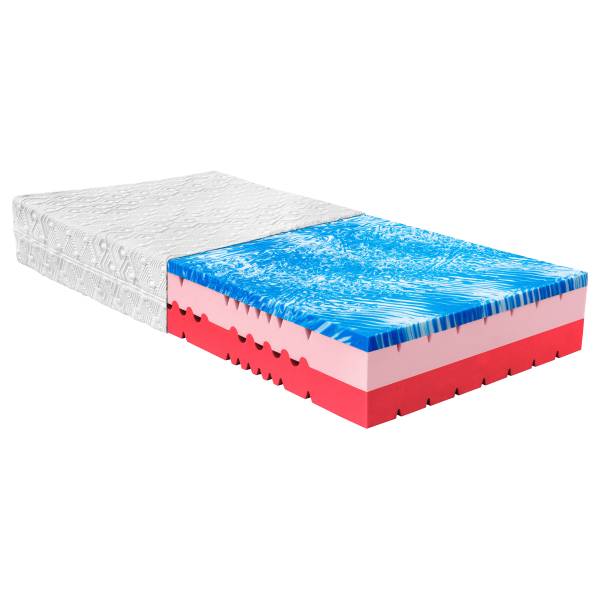 Materasso a schiuma fredda Lothik bianco - 90 x 200cm
