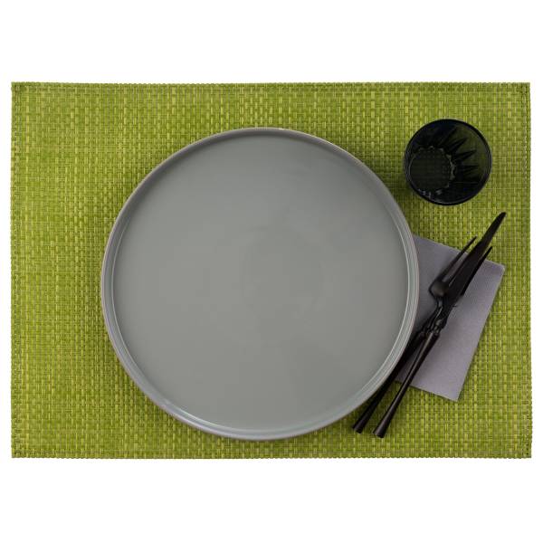 Tischset Tira 6er-Set Polyvinylchlorid - Grün