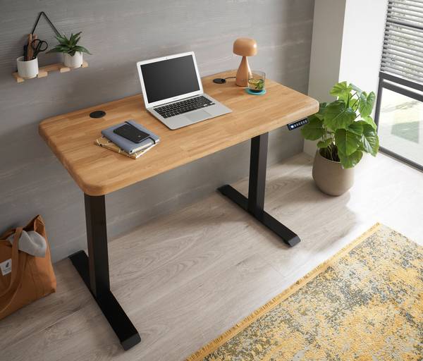 Höhenverstellbarer Schreibtisch Nasate Breite: 120 cm