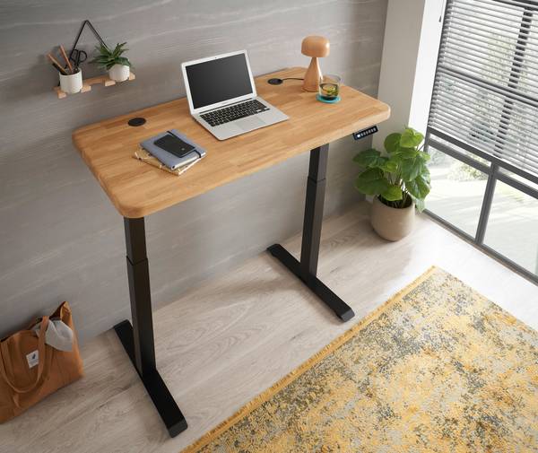 Höhenverstellbarer Schreibtisch Nasate Breite: 120 cm