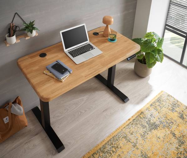 Höhenverstellbarer Schreibtisch Nasate Breite: 120 cm