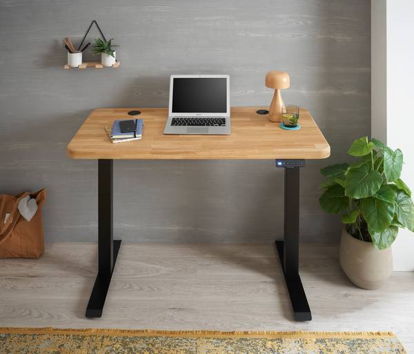 Höhenverstellbarer Schreibtisch Nasate Breite: 120 cm