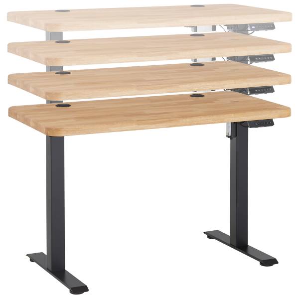 Höhenverstellbarer Schreibtisch Nasate Breite: 120 cm