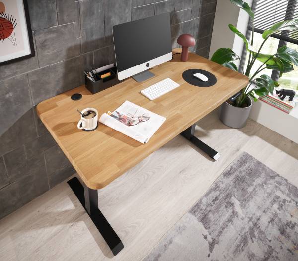Höhenverstellbarer Schreibtisch Nasate Breite: 140 cm
