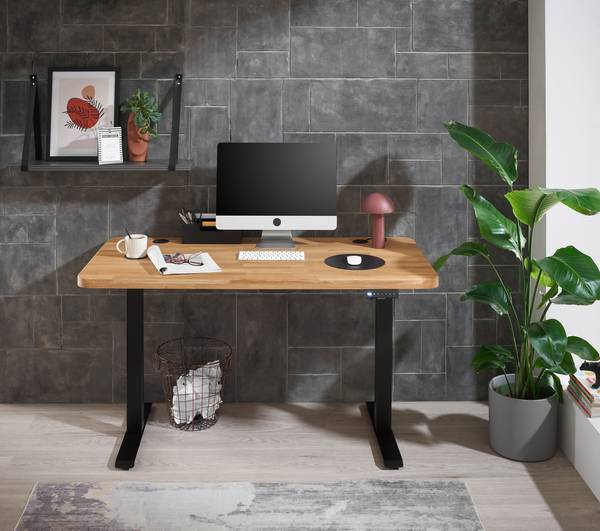 Höhenverstellbarer Schreibtisch Nasate Breite: 140 cm