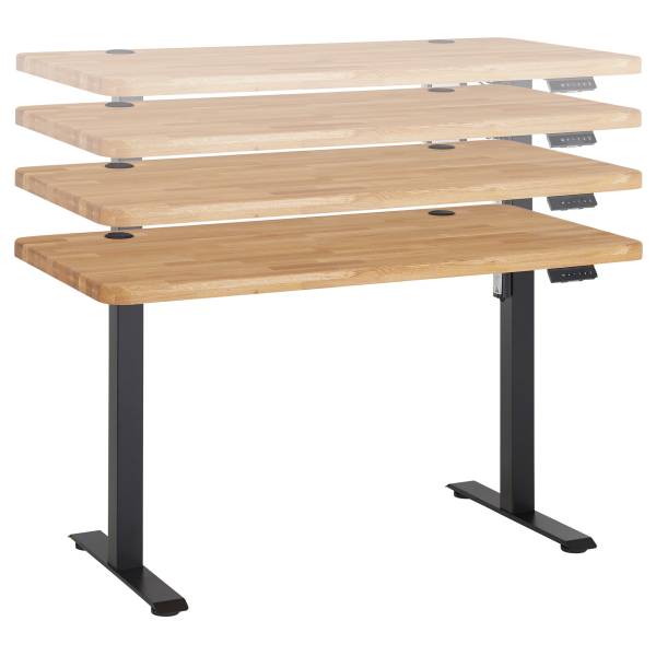 Höhenverstellbarer Schreibtisch Nasate Breite: 140 cm