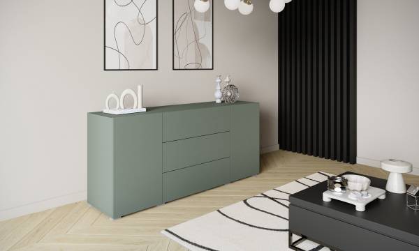 Sideboard Baiola Graugrün