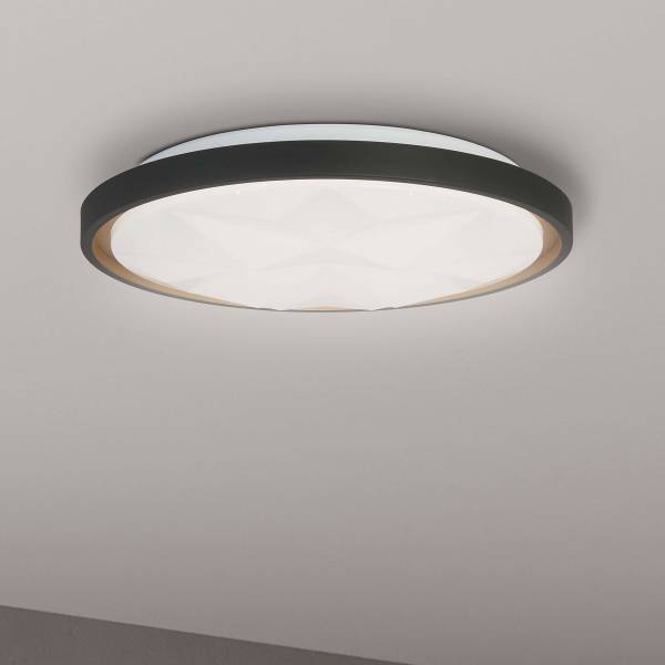 Plafonnier LED Satellite Acier inoxydable - Noir / Or - 1 flamme