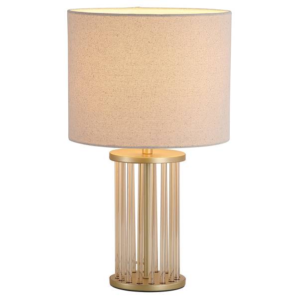 Lampe de table Swizzle Acier inoxydable - 1 flamme - Laiton