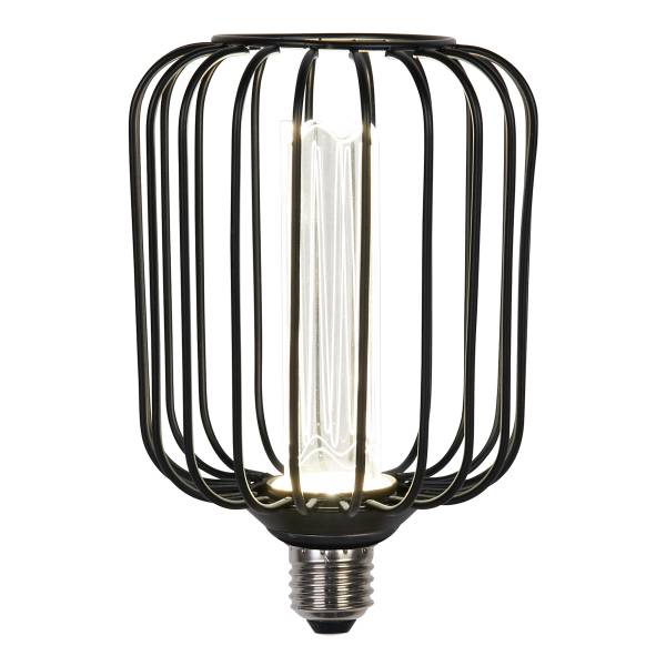 Leuchtmittel Lamps Edelstahl - 1-flammig - Schwarz - Universalweiß