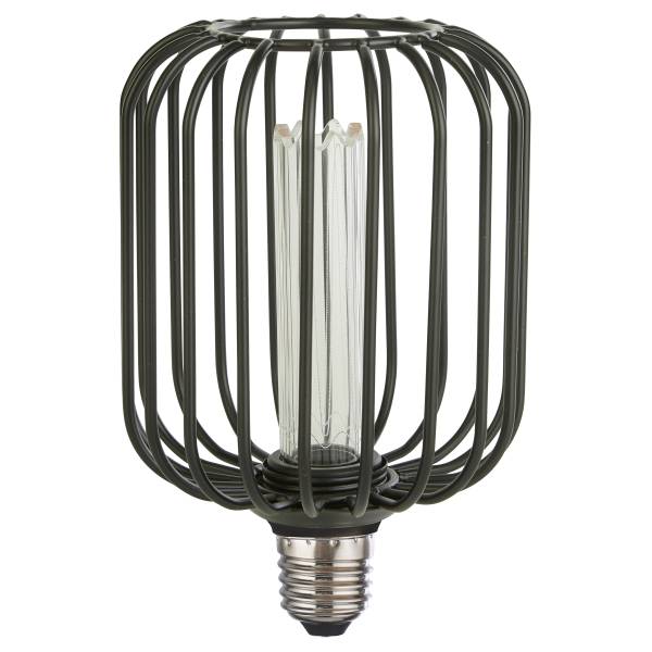 Leuchtmittel Lamps Edelstahl - 1-flammig - Schwarz - Universalweiß
