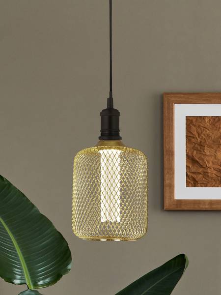 Leuchtmittel Wire Mesh Edelstahl - Gold - Universalweiß