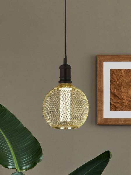 Leuchtmittel Wire Mesh Globe Edelstahl - Gold - Universalweiß