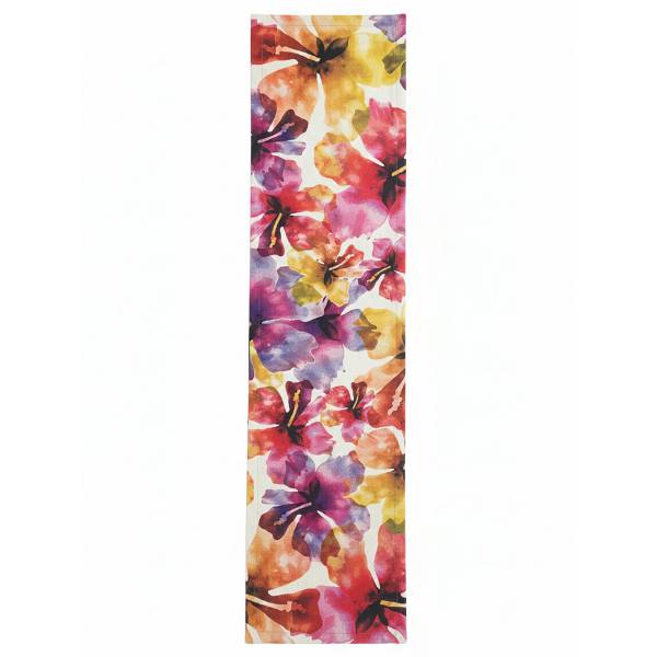 Tischläufer Hibiscus Polyester