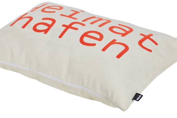 Kissenhülle Heimathafen Polyester - Orange