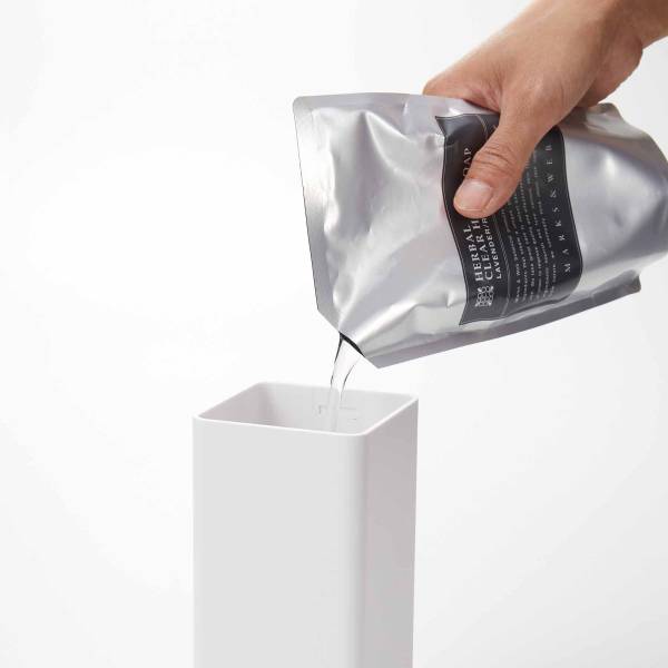 Magnet-Waschmittelflasche Tower Weiß