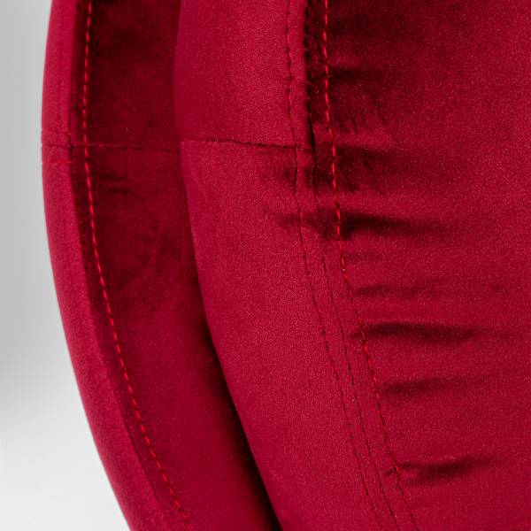 Drehsessel Cosy Pink - Polyester - Samt - Stahl - 84 x 86 x 89 cm