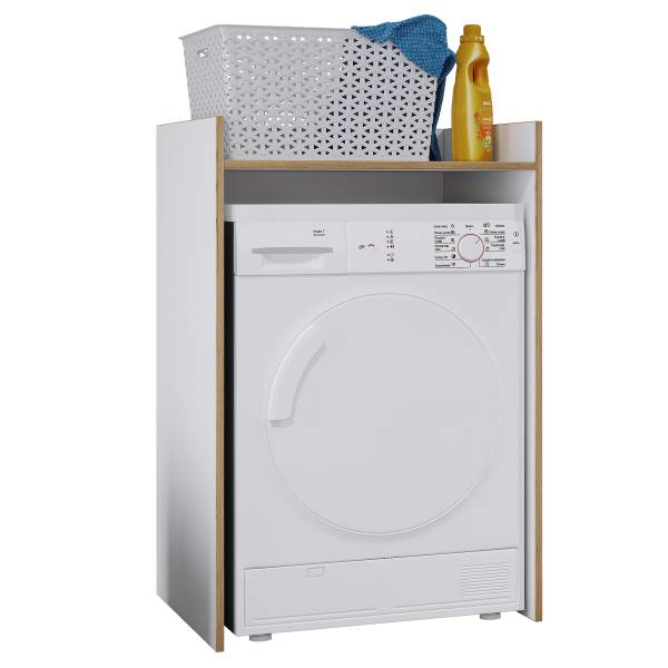 Waschmaschinenunterschrank Rislo Weiß