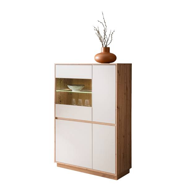 Highboard Sideys - Breite 75 cm Kaschmir / Eiche Artisan Dekor