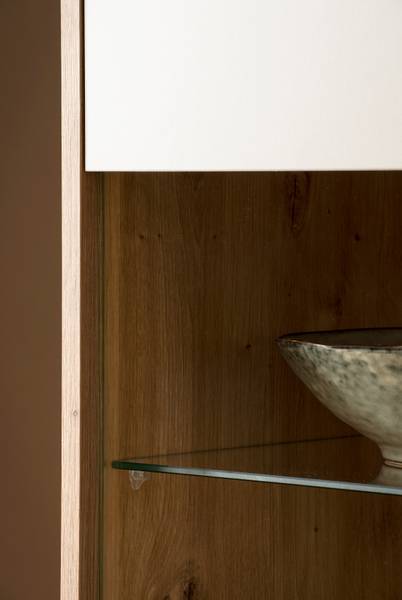 Highboard Sideys - Breite 75 cm Kaschmir / Eiche Artisan Dekor