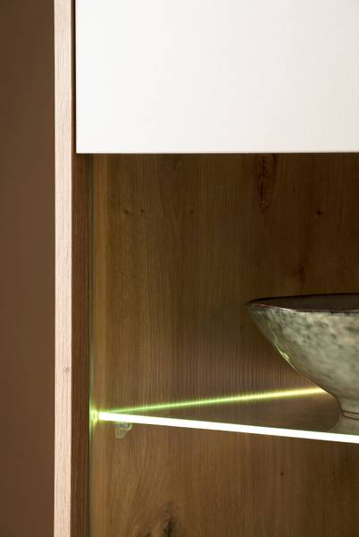 Highboard Sideys - Breite 75 cm Kaschmir / Eiche Artisan Dekor