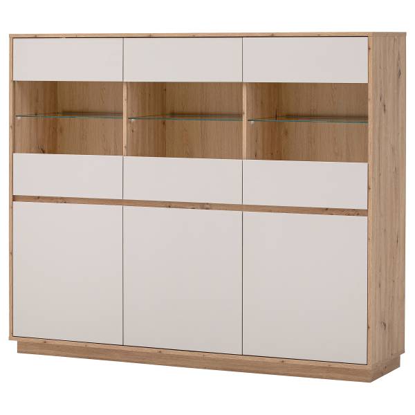 Highboard Sideys - Breite 164 cm Kaschmir / Eiche Artisan Dekor