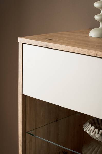 Highboard Sideys - Breite 164 cm Kaschmir / Eiche Artisan Dekor