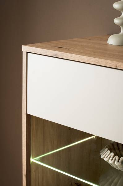 Highboard Sideys - Breite 164 cm Kaschmir / Eiche Artisan Dekor