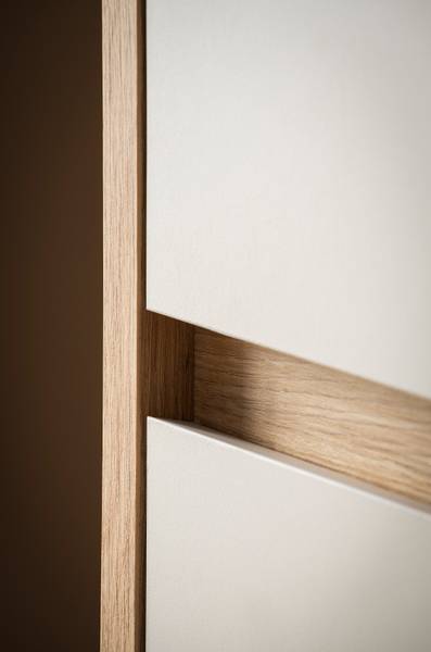 Highboard Sideys - Breite 164 cm Kaschmir / Eiche Artisan Dekor