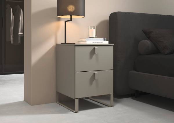 Nachtkommode Liora Cappuccino - 40 x 59 cm