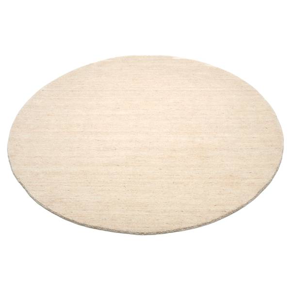 Wollteppich Lanabella Wool rund Schurwolle - Beige - Durchmesser: 200 cm