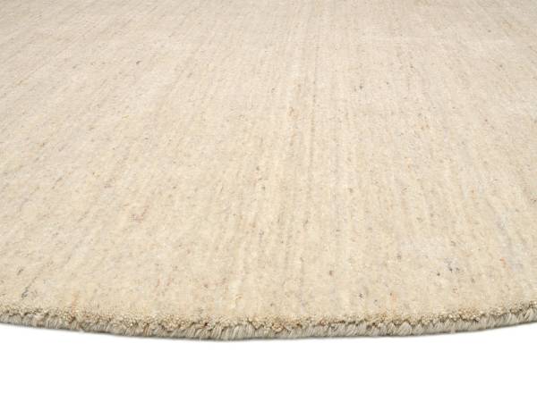 Wollteppich Lanabella Wool rund Schurwolle - Beige - Durchmesser: 200 cm